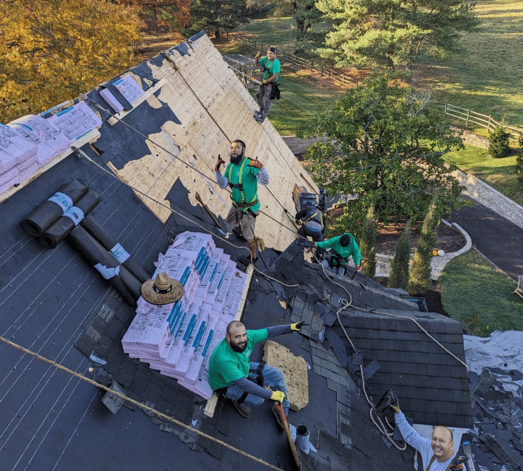 Andres Roofing Job Site