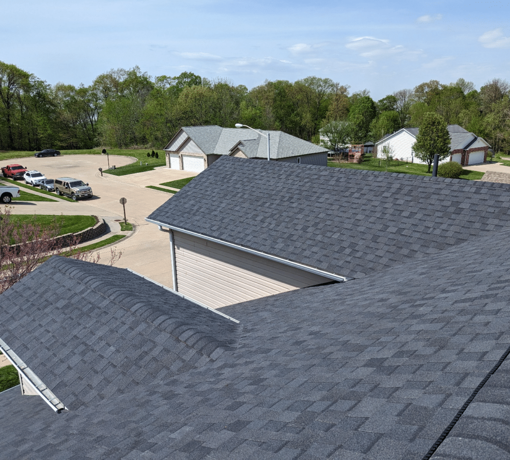 New Black Shingle Roof