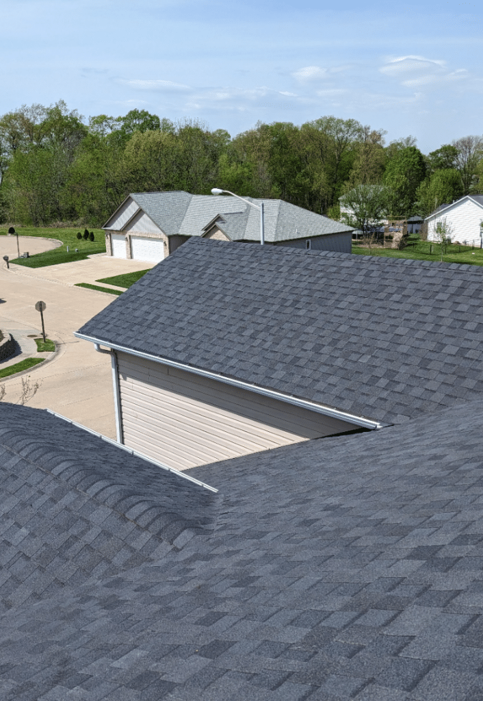 New Black Shingled Roof