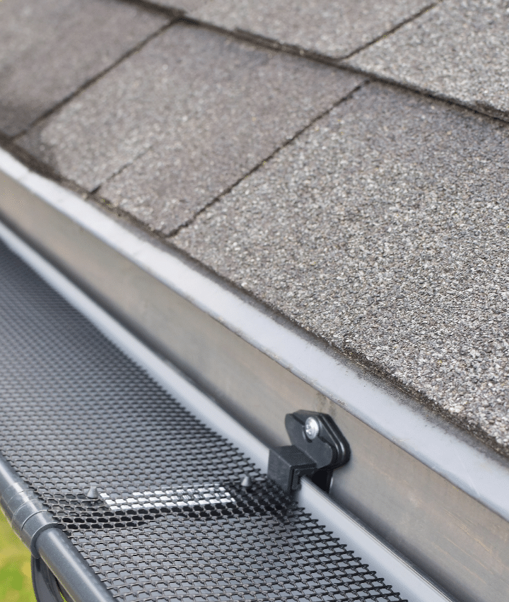 Gutter with Leaf Guards