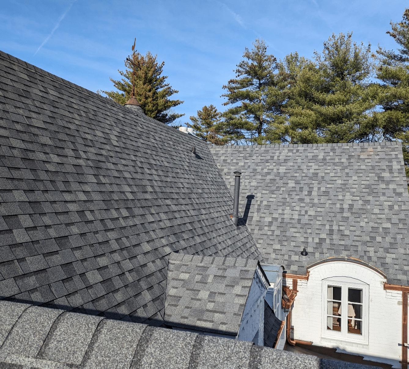 New Roof Aerial View