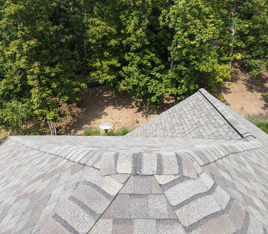 Roof Cap of Shingles